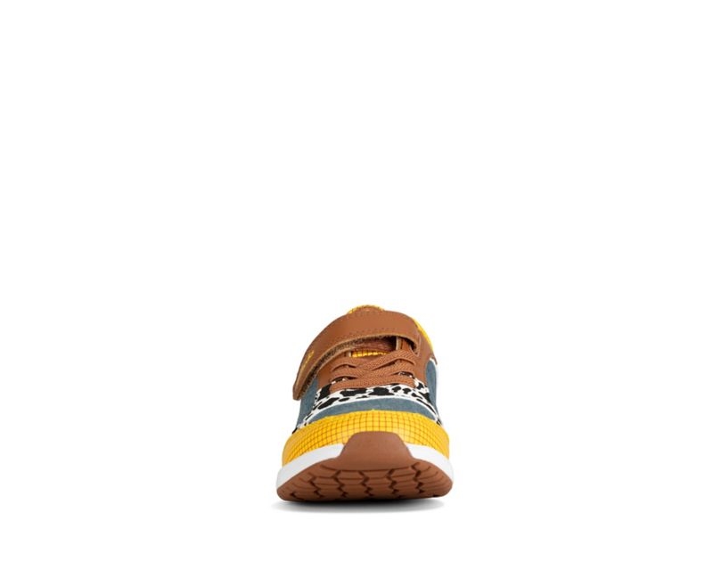 Clarks Aeon Howdy Trainers Blue Boys - India J8J1797-L0