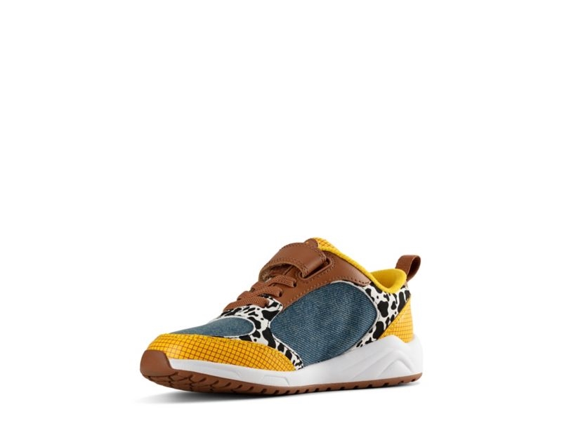 Clarks Aeon Howdy Trainers Blue Boys - India J8J1797-L0