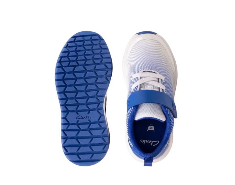 Clarks Aeon Pace Football Shoes Trainers Blue Boys - India H9R2141-W4