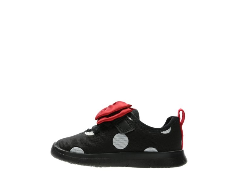 Clarks Ath Bow Trainers Toddler Shoes Black Boys - India H2O2970-Y4