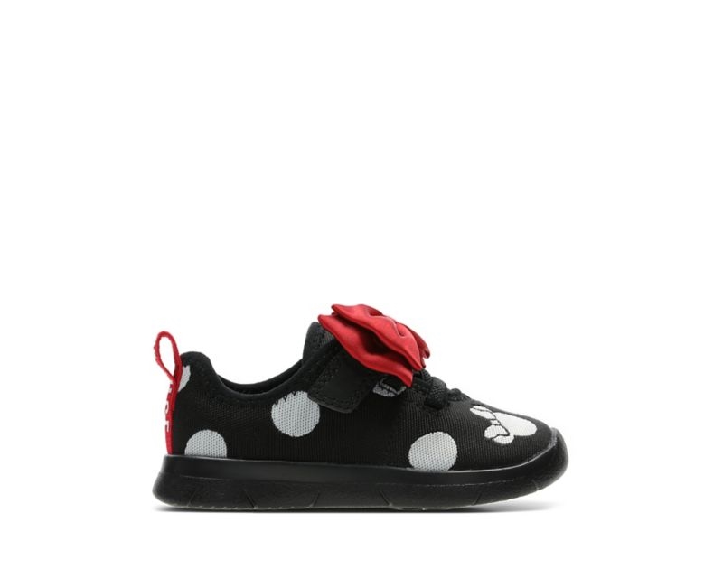 Clarks Ath Bow Trainers Toddler Shoes Black Boys - India H2O2970-Y4