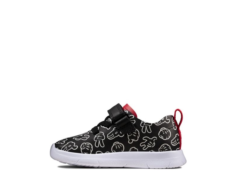 Clarks Ath Comic Trainers Toddler Shoes Black Boys - India L3F5927-K6
