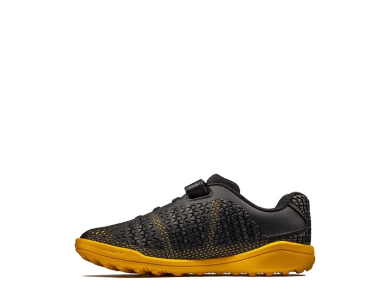 Clarks Award Swift Trainers Black / Yellow Boys - India L8M3809-Z4