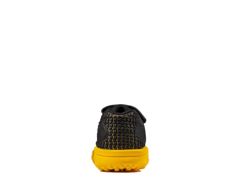 Clarks Award Swift Trainers Black / Yellow Boys - India L8M3809-Z4