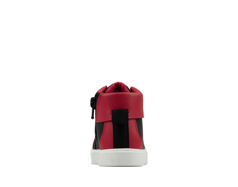 Clarks City Oasis Hi-tops Toddler Shoes Black Boys - India L2O2210-Y6