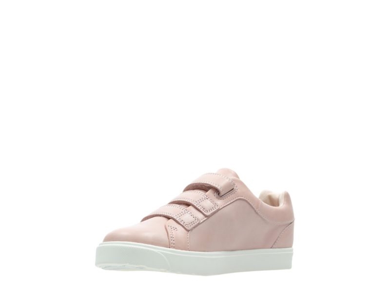 Clarks City Oasis Lo Trainers Pink Boys - India O5A7612-U8