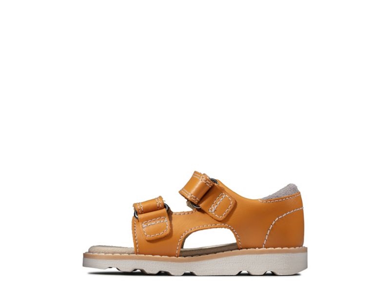 Clarks Crown Root Sandals Orange Boys - India C6K8773-L2