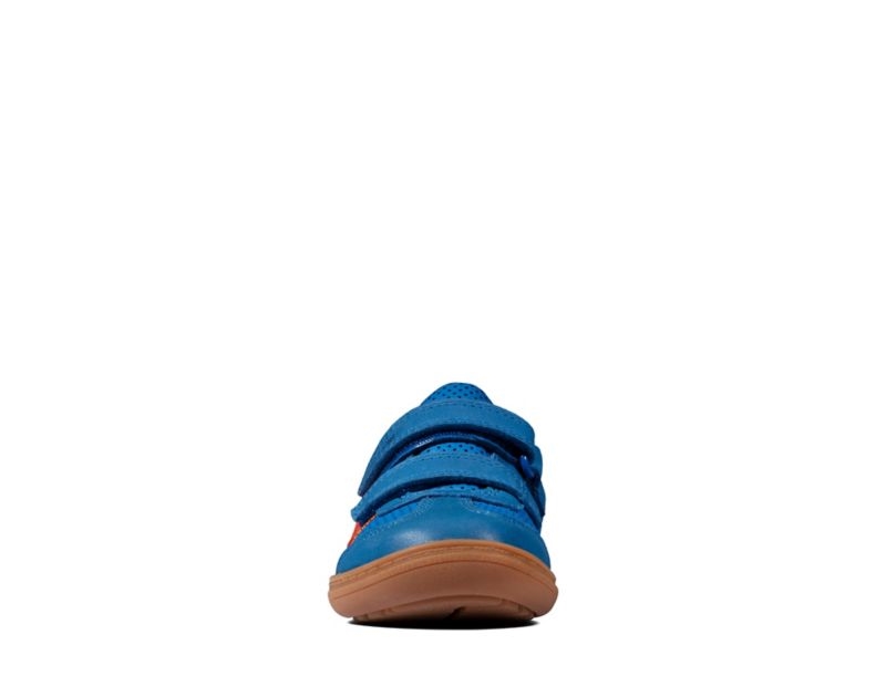 Clarks Flash Hot Walking Shoes Toddler Shoes Blue Boys - India K1B4885-E0