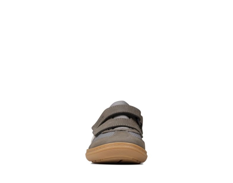 Clarks Flash Metra Walking Shoes Toddler Shoes Dark Grey Boys - India C6Z7922-G0