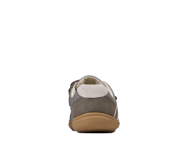 Clarks Flash Metra Walking Shoes Toddler Shoes Dark Grey Boys - India C6Z7922-G0