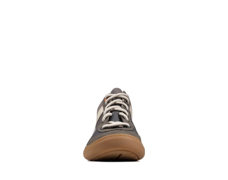 Clarks Flash Seek Walking Shoes Boots Grey Boys - India S8Q1998-L7