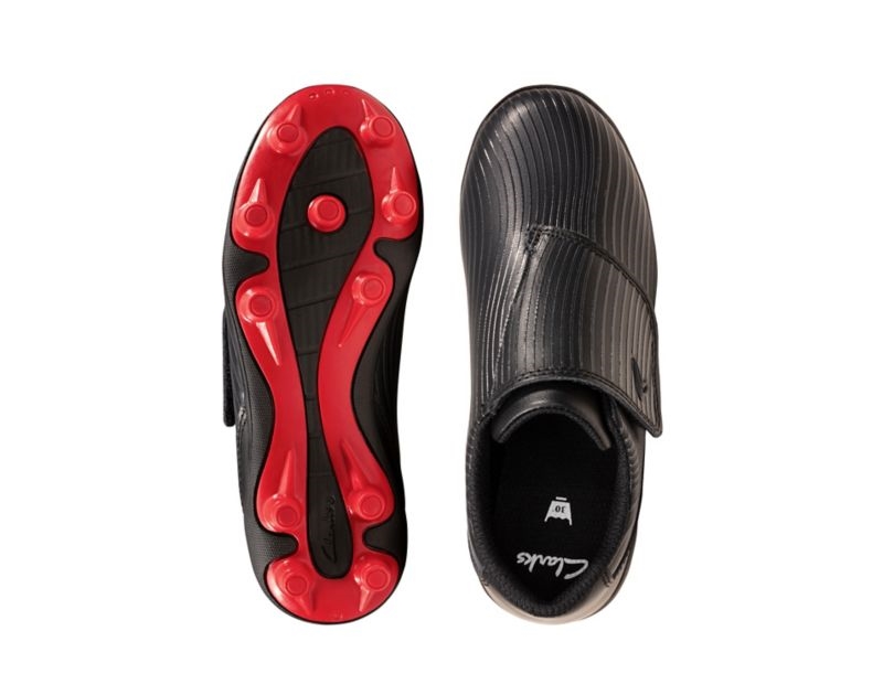 Clarks Kinetic Run Trainers Black Boys - India Z0G0892-W9