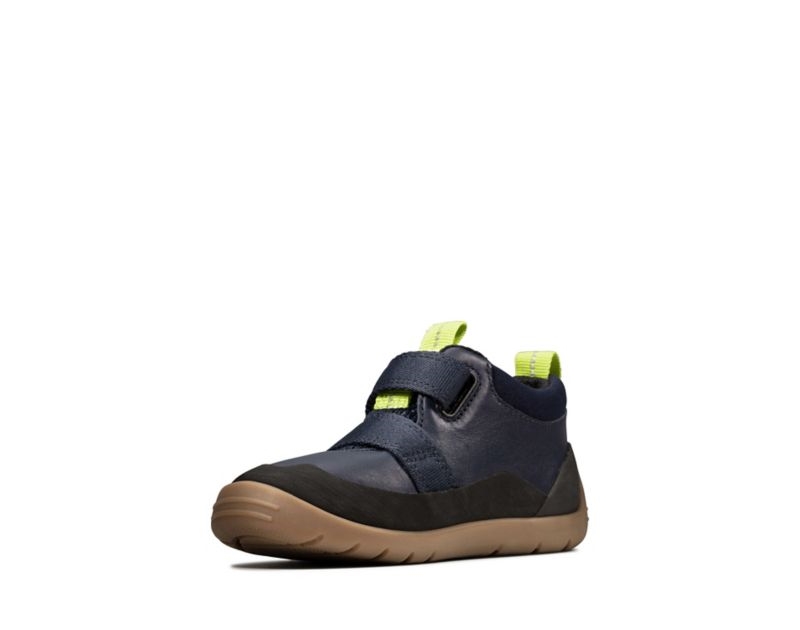 Clarks Play Hike Outdoor Boots Navy Boys - India Q0M5061-P3