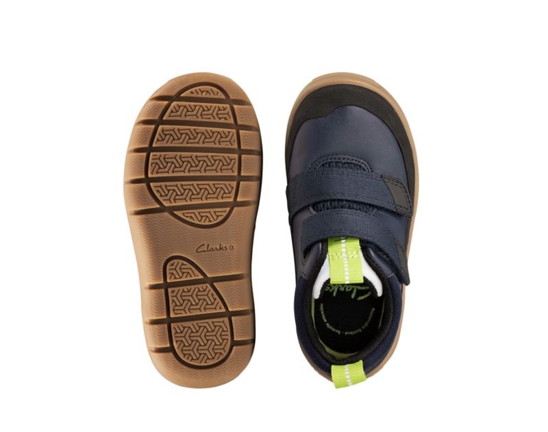 Clarks Play Hike Outdoor Boots Toddler Shoes Navy Boys - India K9S9097-R9