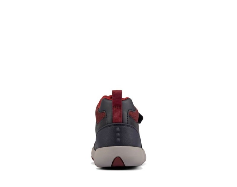 Clarks Rex Park Walking Shoes Boots Navy Boys - India N8W0350-I3