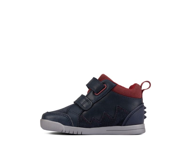 Clarks Rex Park Walking Shoes Toddler Shoes Navy Boys - India Q1K9204-Y3