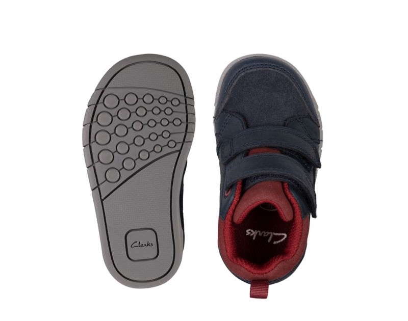 Clarks Rex Park Walking Shoes Toddler Shoes Navy Boys - India Q1K9204-Y3