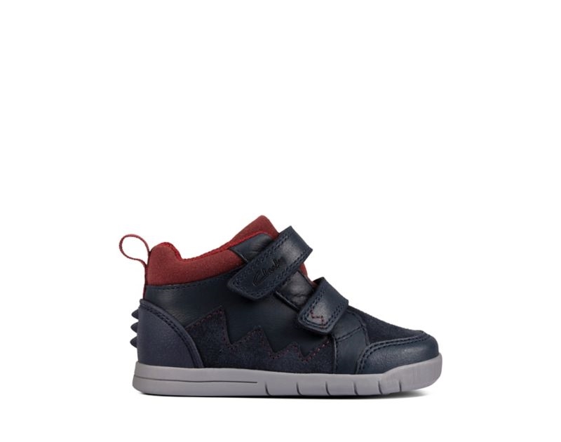 Clarks Rex Park Walking Shoes Toddler Shoes Navy Boys - India Q1K9204-Y3