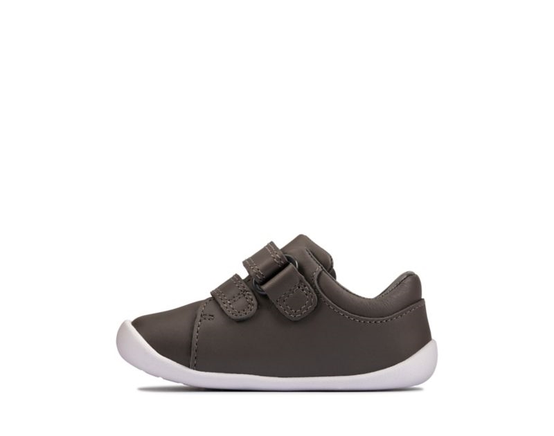Clarks Roamer Craft Walking Shoes Toddler Shoes Grey Boys - India O0V6807-S3