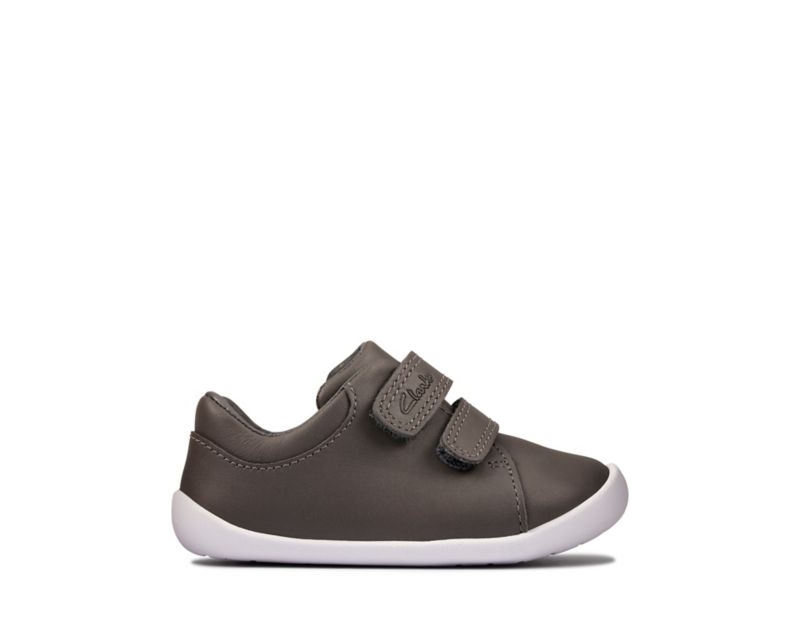 Clarks Roamer Craft Walking Shoes Toddler Shoes Grey Boys - India O0V6807-S3