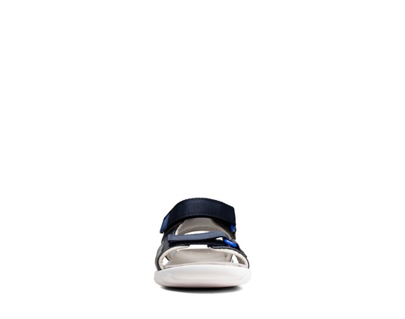 Clarks Rocco Tide Sandals Navy Boys - India I3V4648-V0