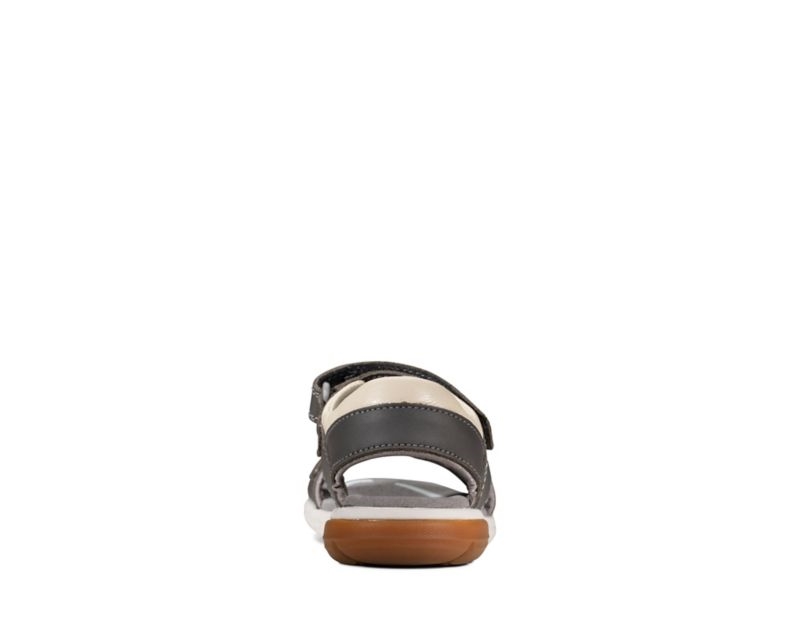 Clarks Rocco Wave Sandals Grey Boys - India A7C4713-T9