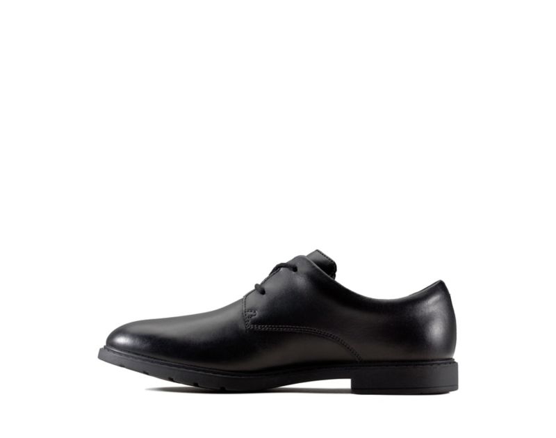 Clarks Scala Loop School Shoes Black Boys - India Y3H7627-I0