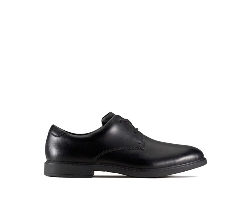 Clarks Scala Loop School Shoes Black Boys - India Y3H7627-I0
