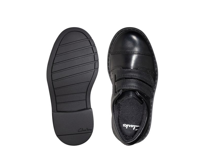 Clarks Scala Skye School Shoes Toddler Shoes Black Boys - India Z8R0233-W7