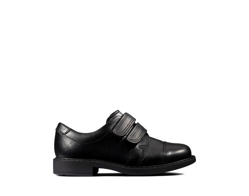 Clarks Scala Skye School Shoes Toddler Shoes Black Boys - India Z8R0233-W7