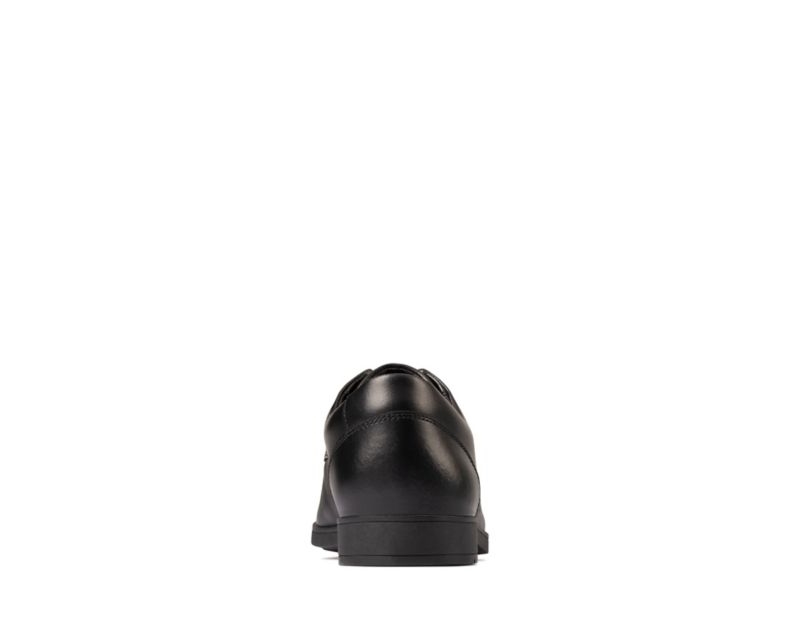 Clarks Scala Step School Shoes Black Boys - India E2R5717-R5