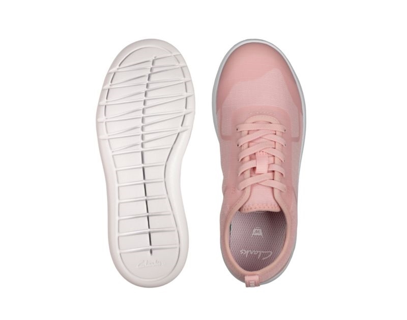 Clarks Scape Soar Trainers Pink Boys - India R8Z8665-I8