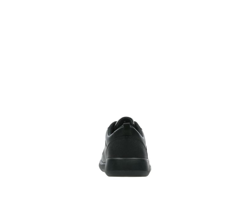 Clarks Scape Street School Shoes Black Boys - India W0V2319-U0