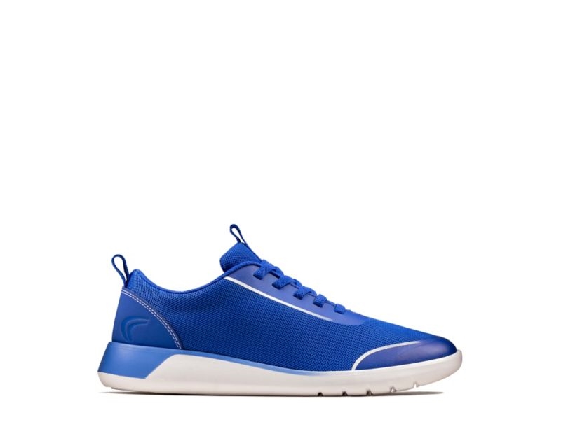 Clarks Suburb Spark Trainers Blue Boys - India C5K2226-F5