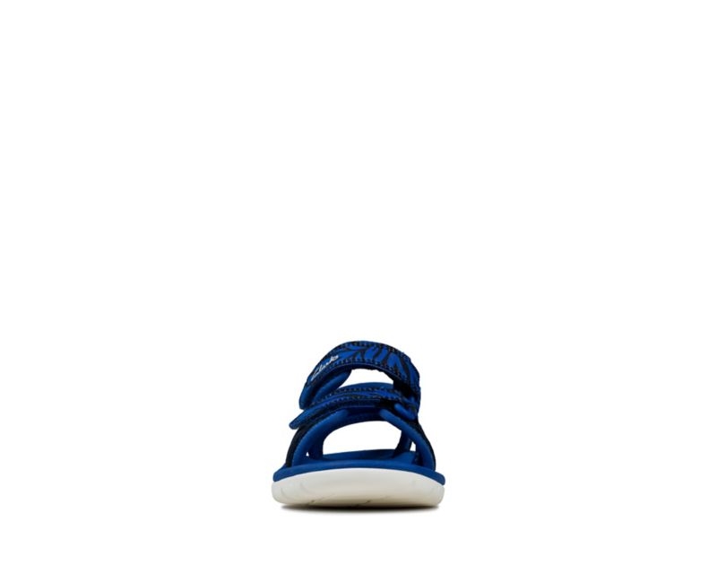 Clarks Surfing Tide Sandals Navy Boys - India S3L5672-X7