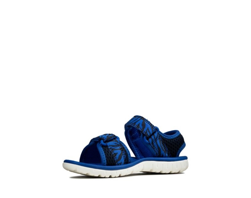 Clarks Surfing Tide Sandals Navy Boys - India S3L5672-X7