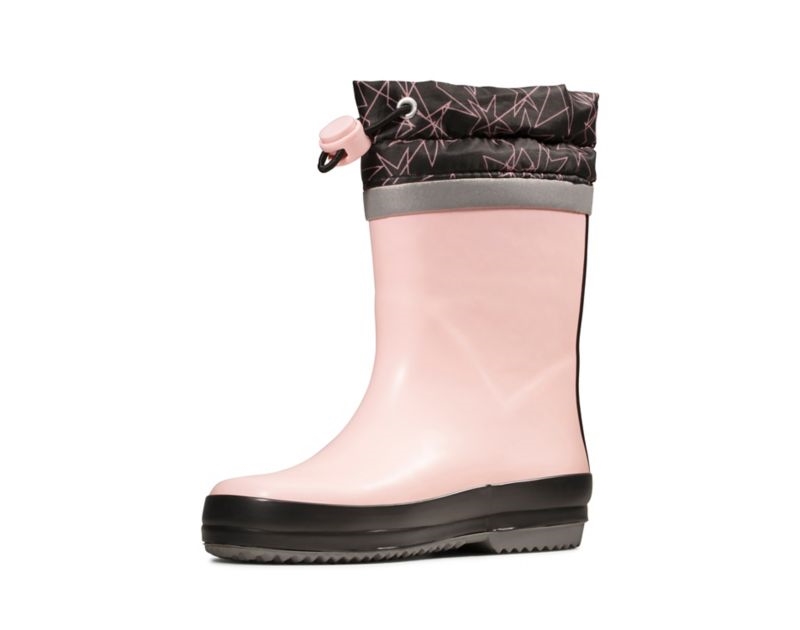 Clarks Tarri Tie Wellies Pink Boys - India B6H7290-H6