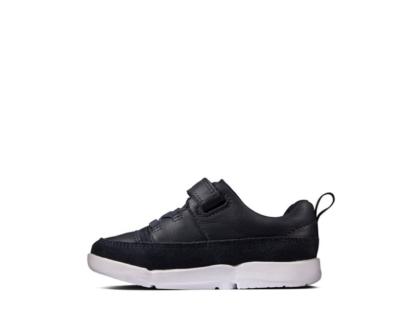 Clarks Tri Craft Trainers Toddler Shoes Navy Boys - India H9M1575-V1