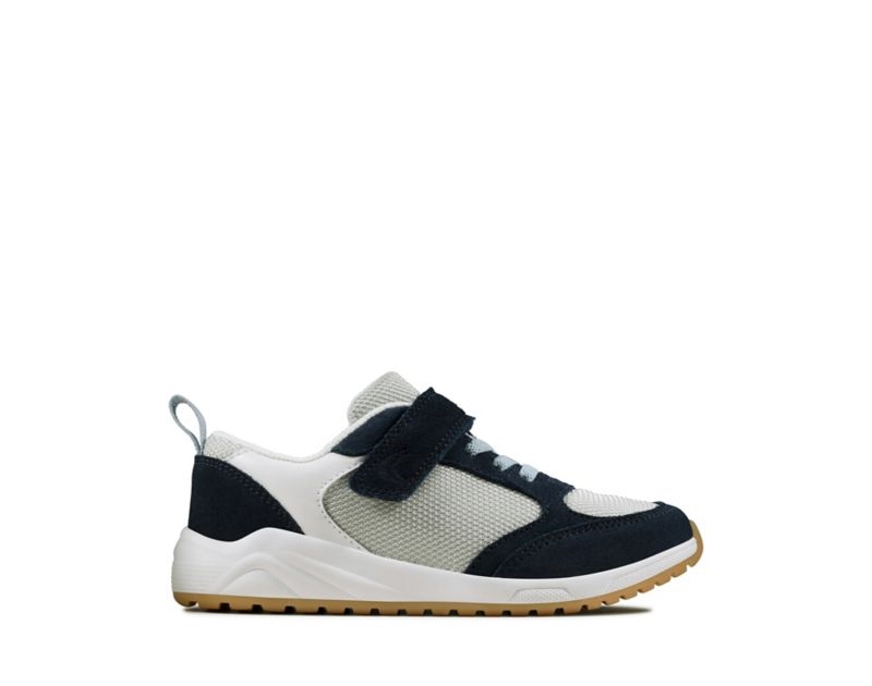 Clarks Aeon Flex Trainers Navy Girls - India K6I0297-O4