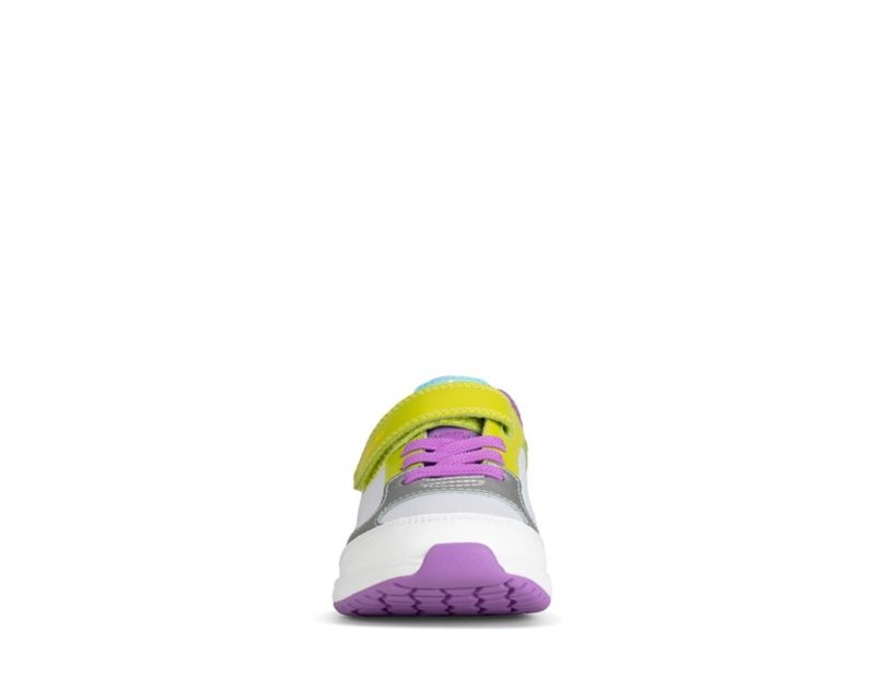Clarks Aeon Howdy Trainers White Girls - India F9Y3503-Y3