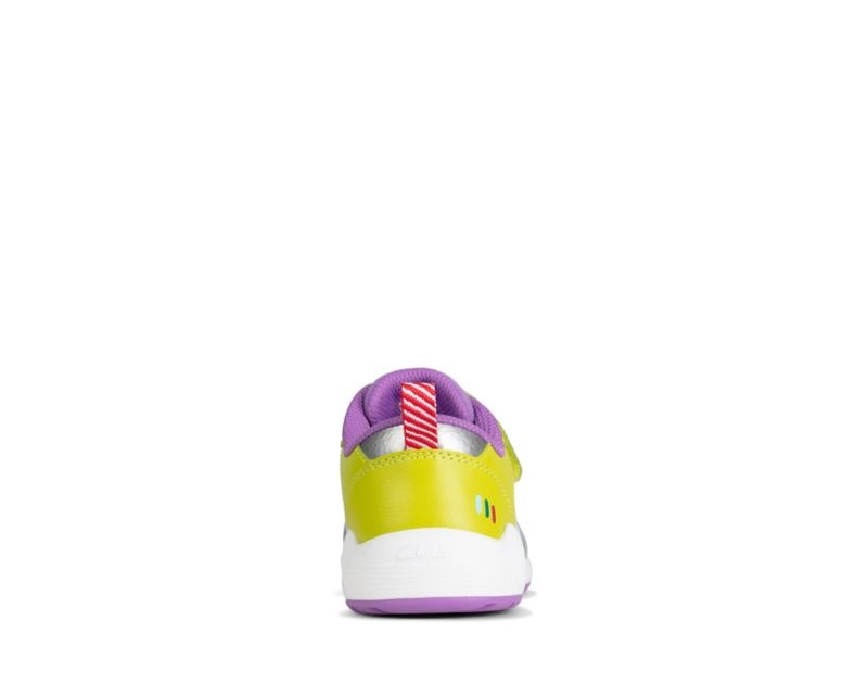 Clarks Aeon Howdy Trainers White Girls - India F9Y3503-Y3