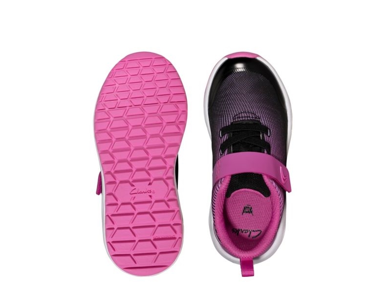 Clarks Aeon Pace Football Shoes Toddler Shoes Pink Girls - India P3V2871-Y6