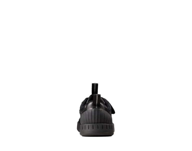 Clarks Apollo Step School Shoes Toddler Shoes Black Girls - India T6N1408-B9