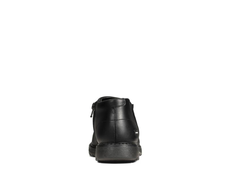 Clarks Asher Beat Ankle Boots Black Girls - India K3G8166-Q3