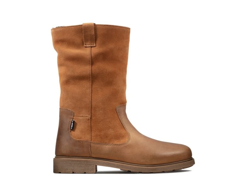 Clarks Astrol Rise Boots Brown Girls - India D8Q9669-Q6