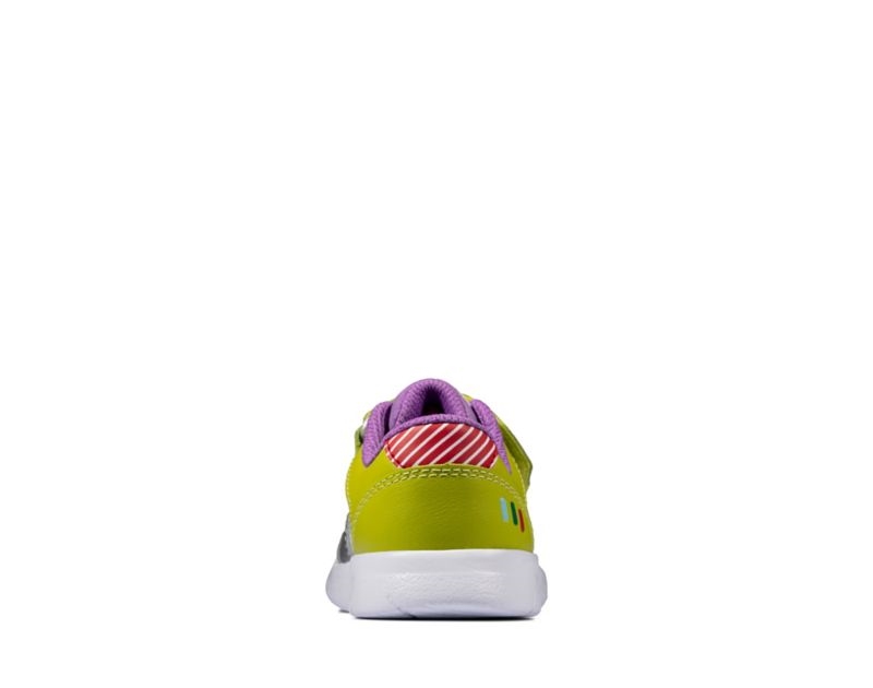 Clarks Ath Howdy Trainers Toddler Shoes White Girls - India P6Q3637-E1