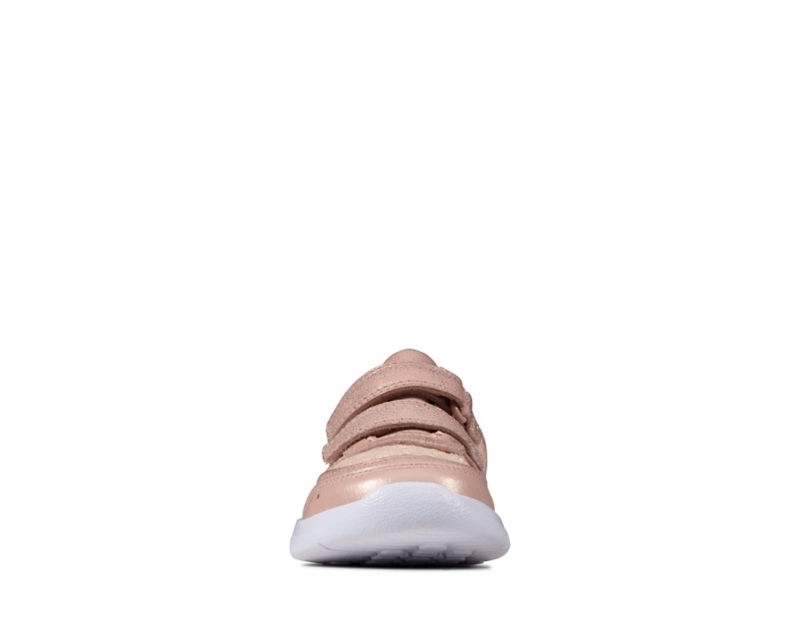 Clarks Ath Sonar Trainers Toddler Shoes Pink Girls - India Z0N4327-I3