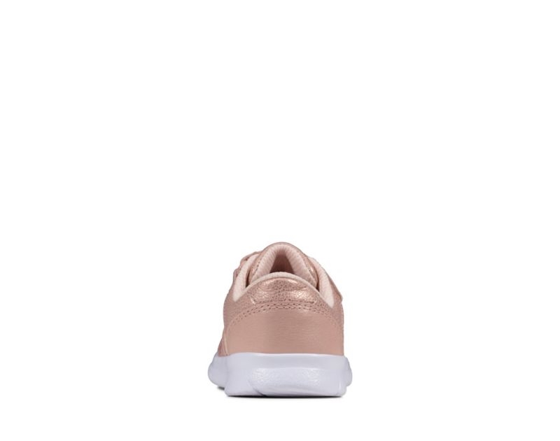 Clarks Ath Sonar Trainers Toddler Shoes Pink Girls - India Z0N4327-I3
