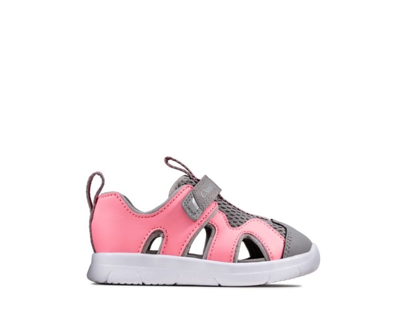 Clarks Ath Surf Sandals Pink Girls - India L8J8525-Y0
