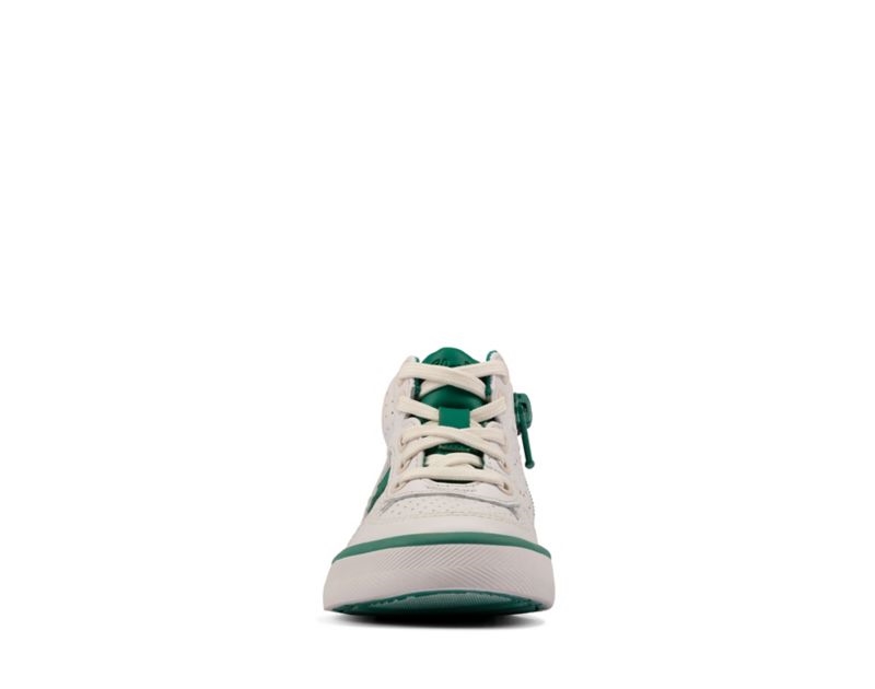 Clarks City Flake Hi-tops Boots White Girls - India I0I2745-Q2